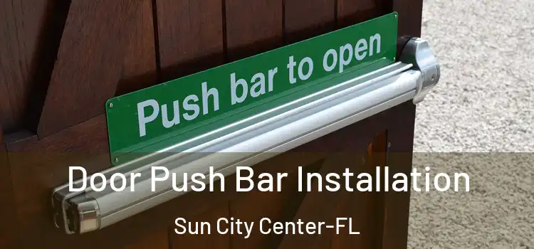 Door Push Bar Installation Sun City Center-FL