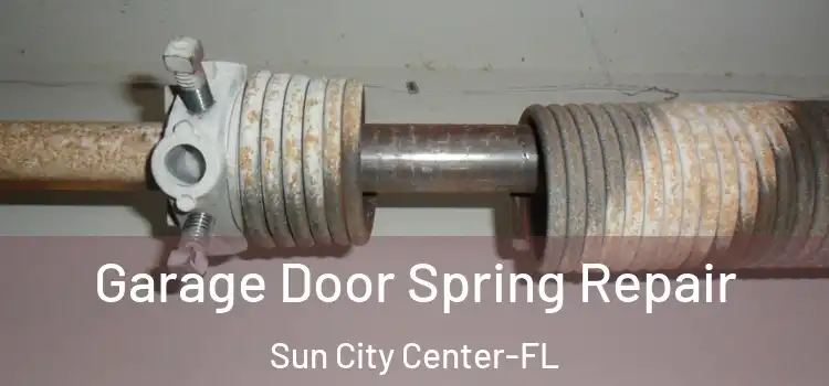 Garage Door Spring Repair Sun City Center-FL