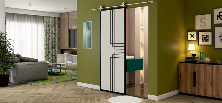 sliding bathroom door installation in Sun City Center